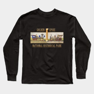 Golden Spike National Historical Park,  Promontory Summit Utah - WelshDesigns Long Sleeve T-Shirt